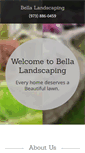 Mobile Screenshot of bella-landscaping.com